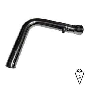 1.8T K04 Upgrade Druckrohr ohne Dämpfer + Gutachten in poliert / schwarz