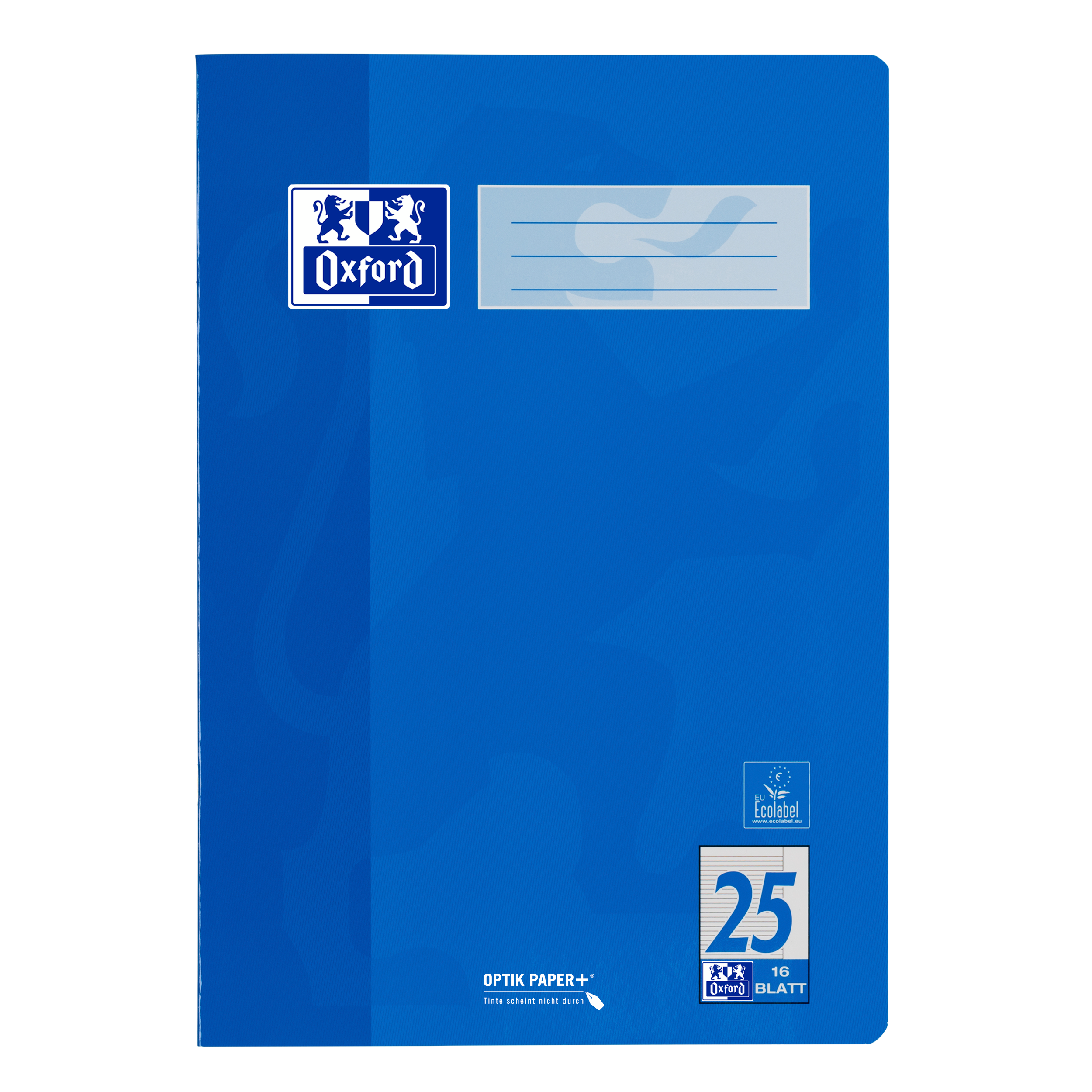 OXFORD Schulheft A4 Liniert mit Rand für Korrekturen Blau – Bild 2