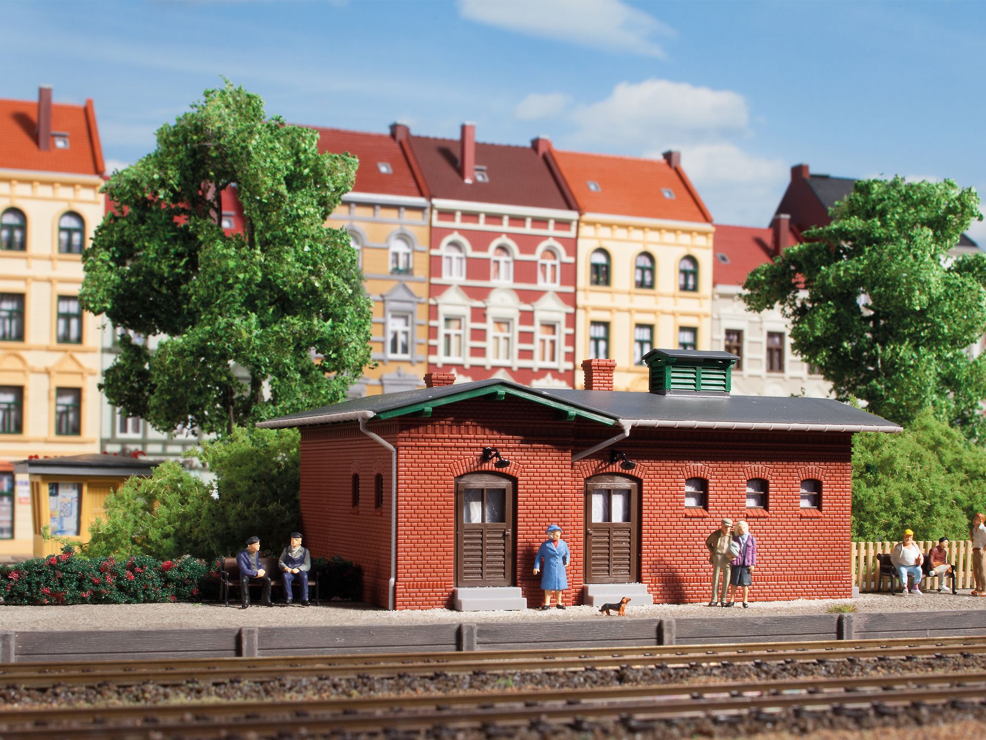 Auhagen 11384 HO „Bahnhofstoilette“