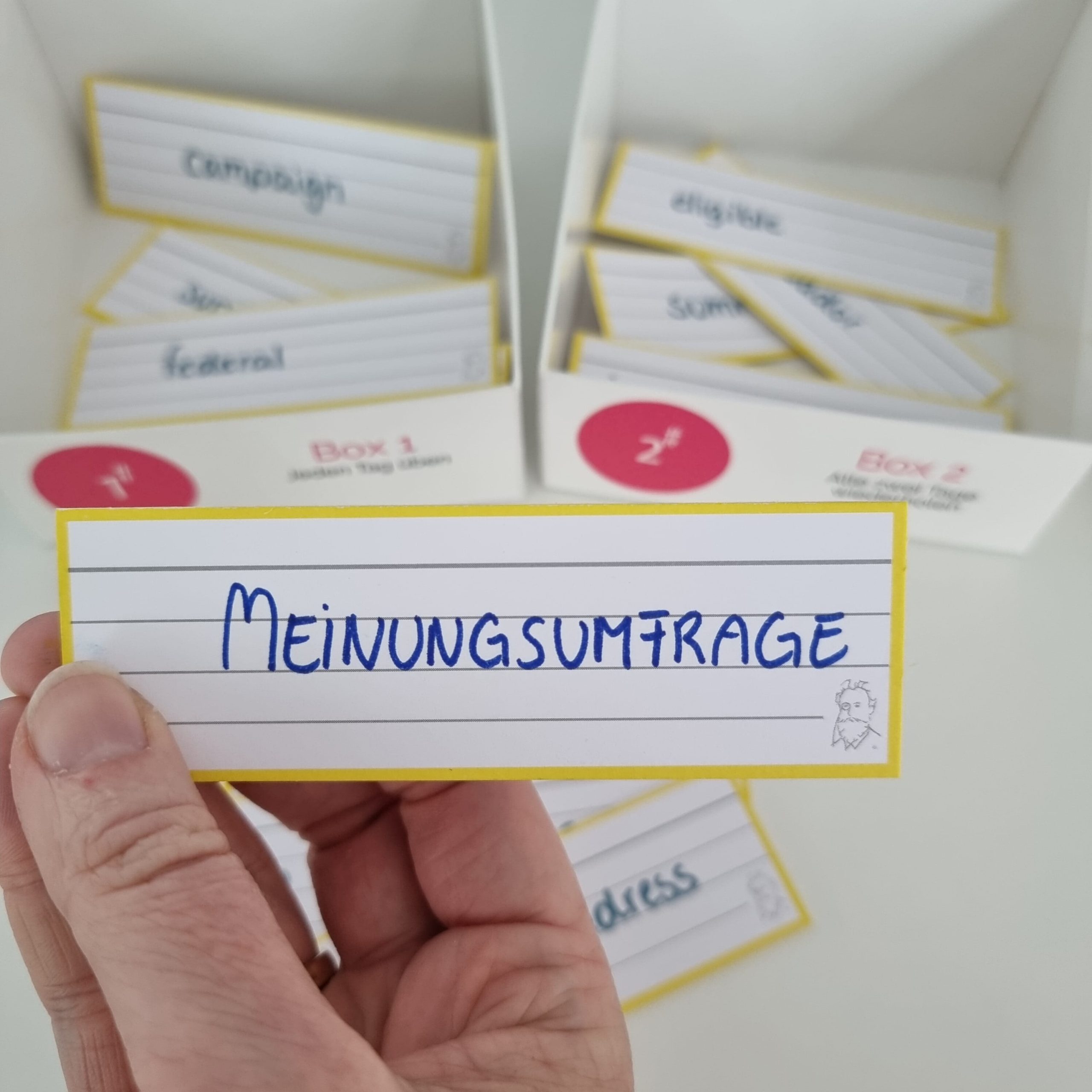 Leitner Flashcards Karteikarten Alle Kollektionen 1000 Vokabelkarten – Bild 5