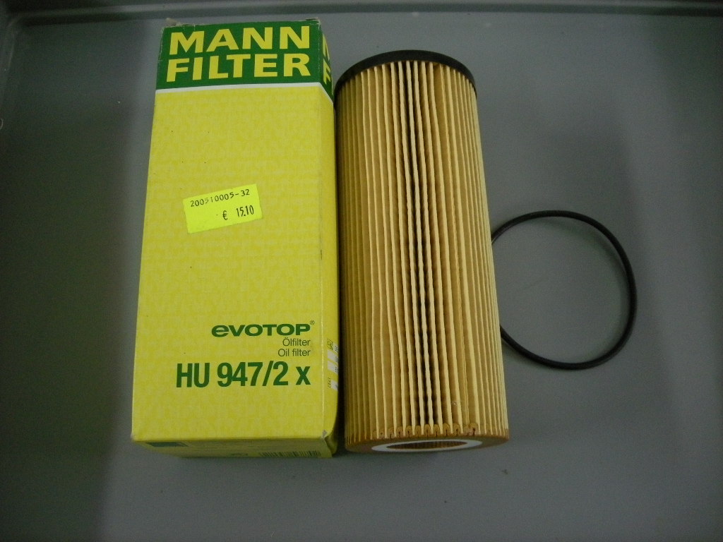 Ölfilter von MANN HU947/2X für Nutzfahrzeuge