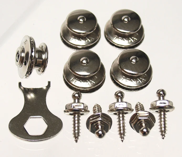 LOXX-Knöpfe silber 5 Stk