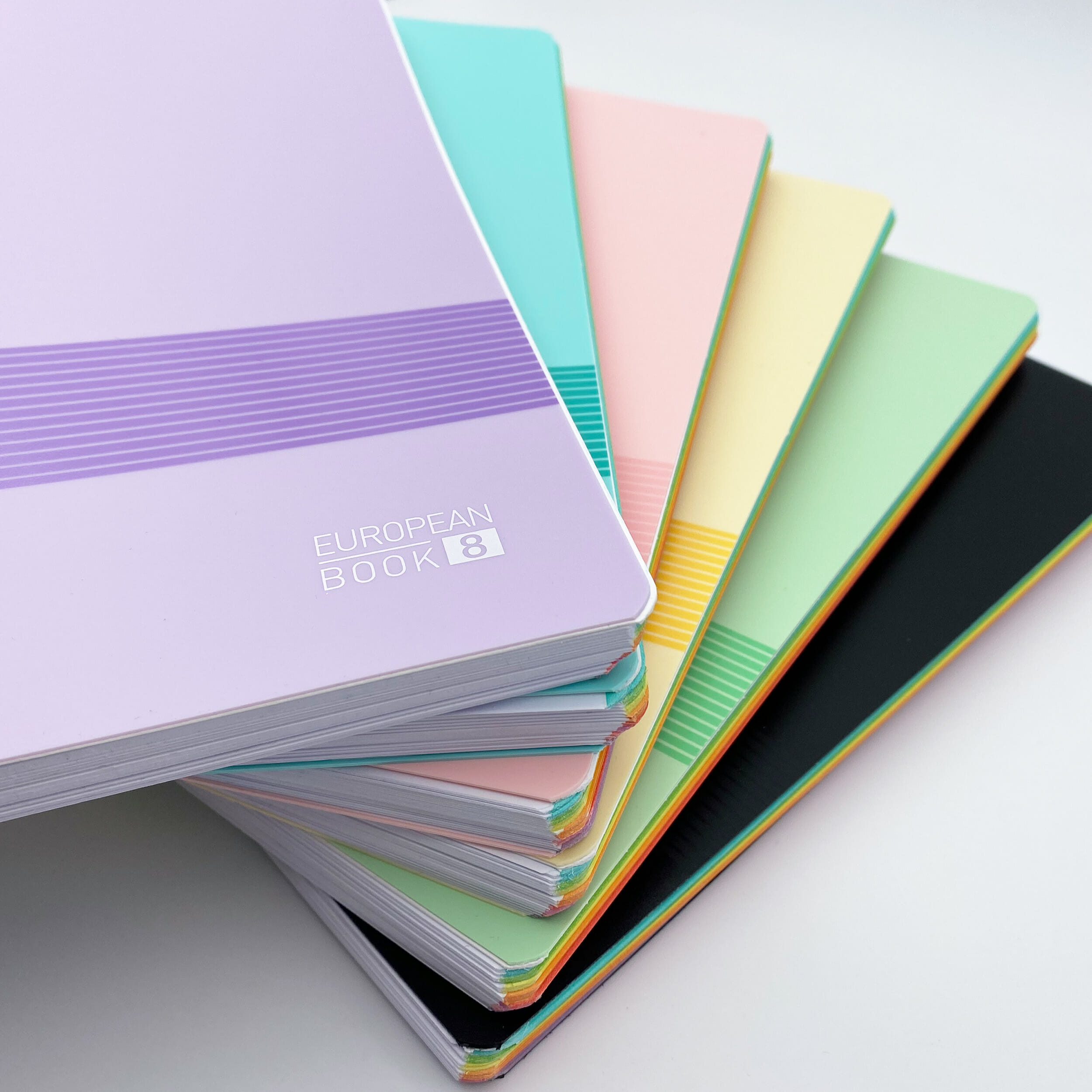 OXFORD EUROPEAN BOOK 8 Collegeblock für alle Fächer Liniert Pastell Rosa – Bild 4