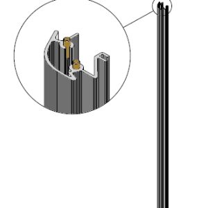 Vordere Montageleiste