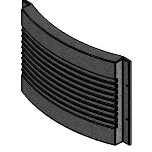 Obere Luftgitter aus Guß