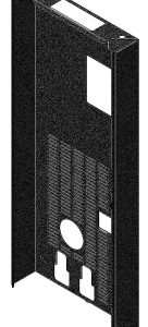 Aussenrückwand aus Stahl