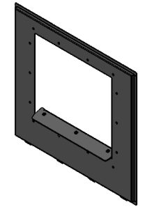 Interne Abdichtung Feuerraumtür