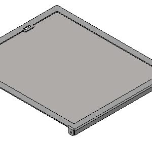 Deckel Pelletbehälter Gitter schwarz