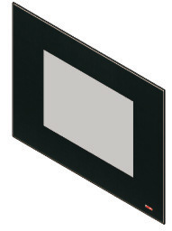 Keramikglassscheibe mit Dichtung 8 mm