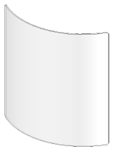 Glaskeramikscheibe mit Dichtung 6 mm