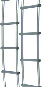 Heckaufstiegsleiter für Kastenwagen – Alu 6-stufig