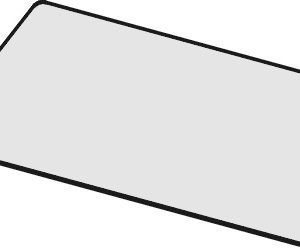 Unteres grosses Leitblech aus Stahl