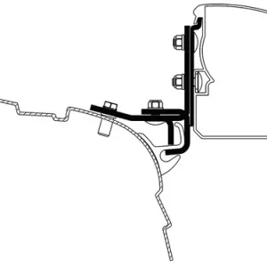 Thule Markise 3200, Adapter VW T5/T6 Minivan Multi Rail LHD