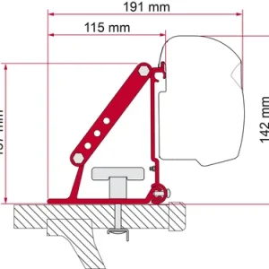 Auto-Adapter F1 / F35 / F43van / F45 / F50 / F55 für Dachträger