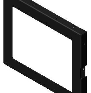 Backofentür ohne Glasskeramikscheibe Ausführung Grau lackiert