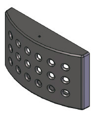 Untere gusseiserne Frontblende