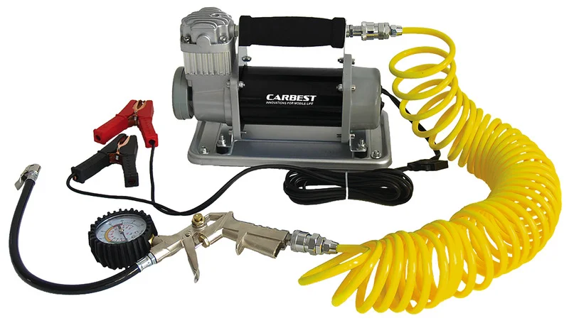 Carbest 12V Luftkompressor für Fahrzeugreifen und Outdoorartikel