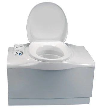 Elektrische Cassettentoilette C 403-L – Weiß – Links