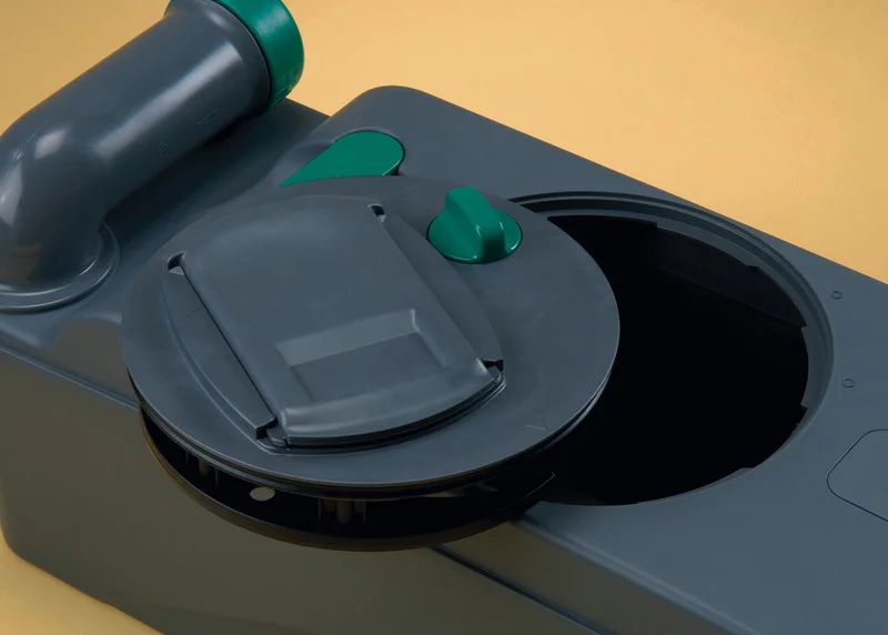 Elektrische Cassettentoilette C 403-L – Weiß – Links – Bild 3