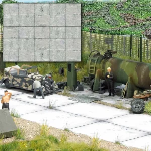 Busch HO/TT 7412  6 Beton-Platten