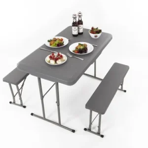 Campingtischgarnitur EASY flach verstaubar