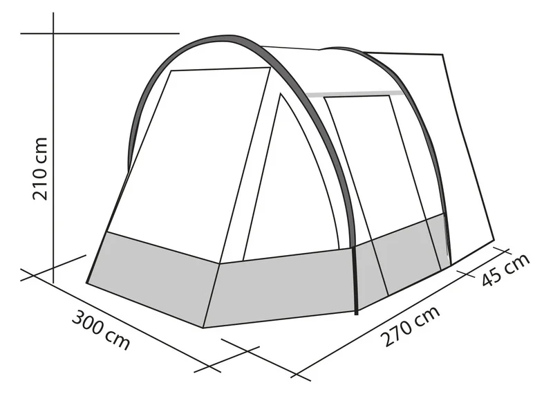 Busvorzelt TOUR EASY YOUNG 2 – Bild 9
