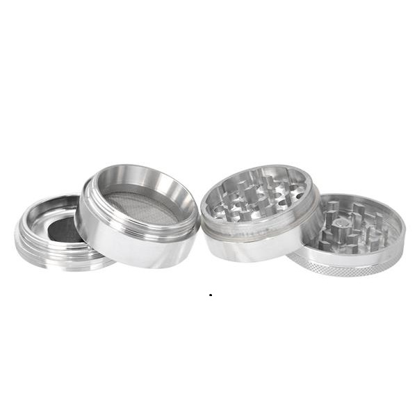 Aluminium Grinder Lächle 4 teilig 50mm – Bild 2