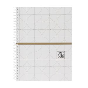 ANCOR Bullet Journal Notizbuch Unique Dotted Kreise Weiß