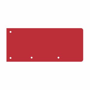 Brunnen Trennstreifen für Ordner 40 Stück Rot