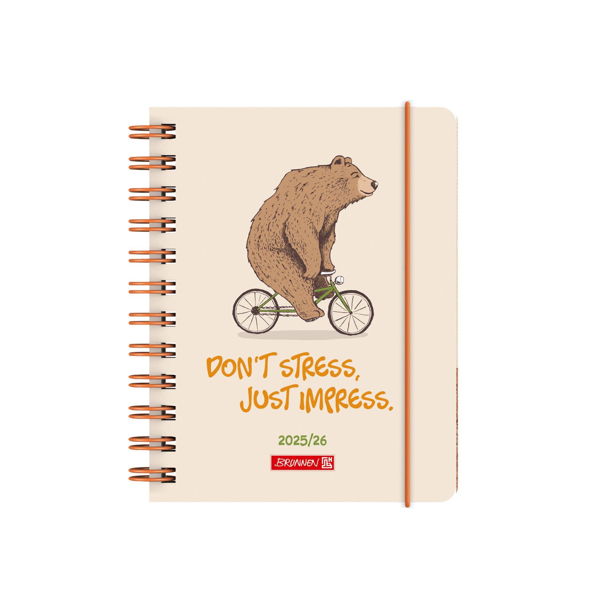 Brunnen Schülerkalender A6 Bär 2025-2026