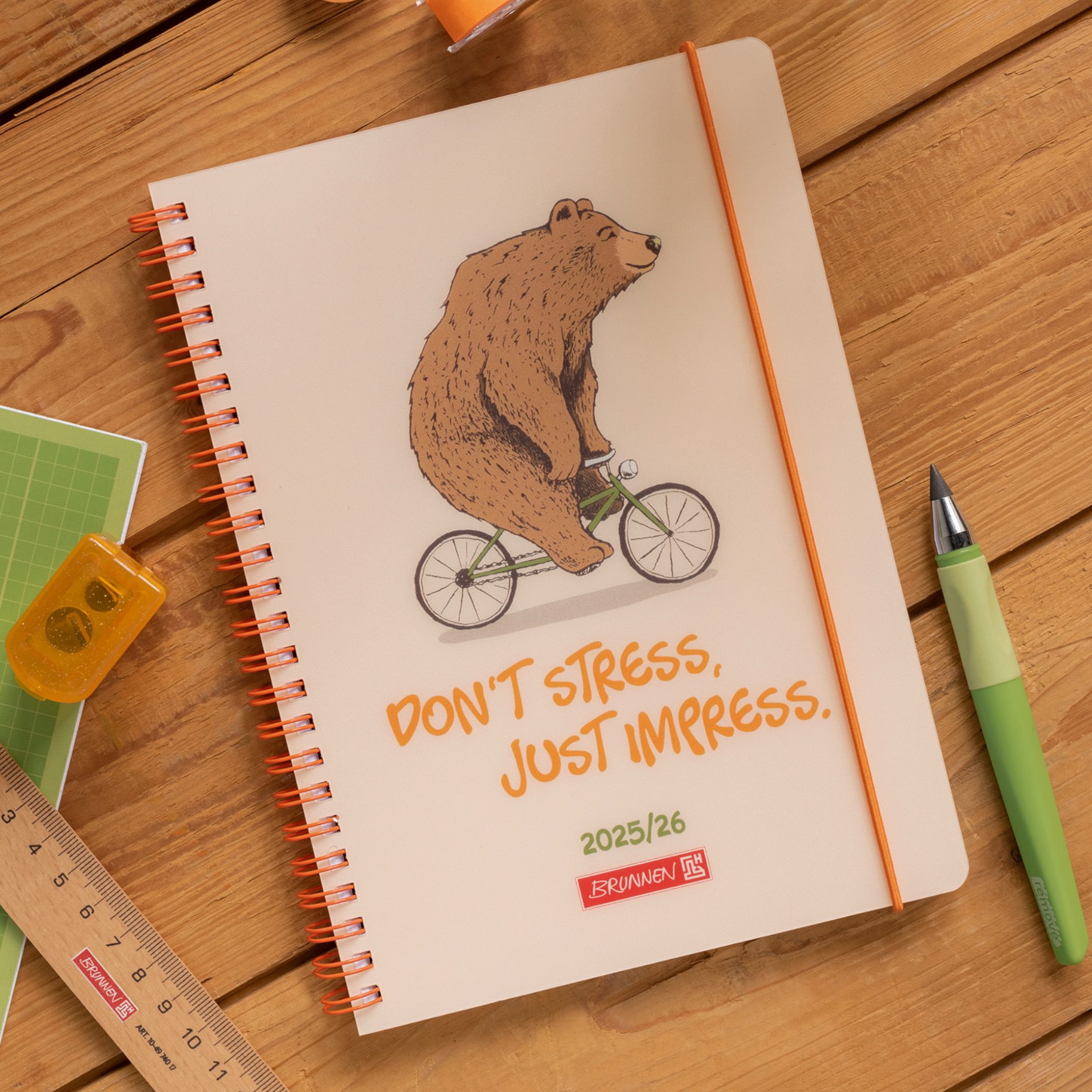 Brunnen Schülerkalender A6 Bär 2025-2026 – Bild 8