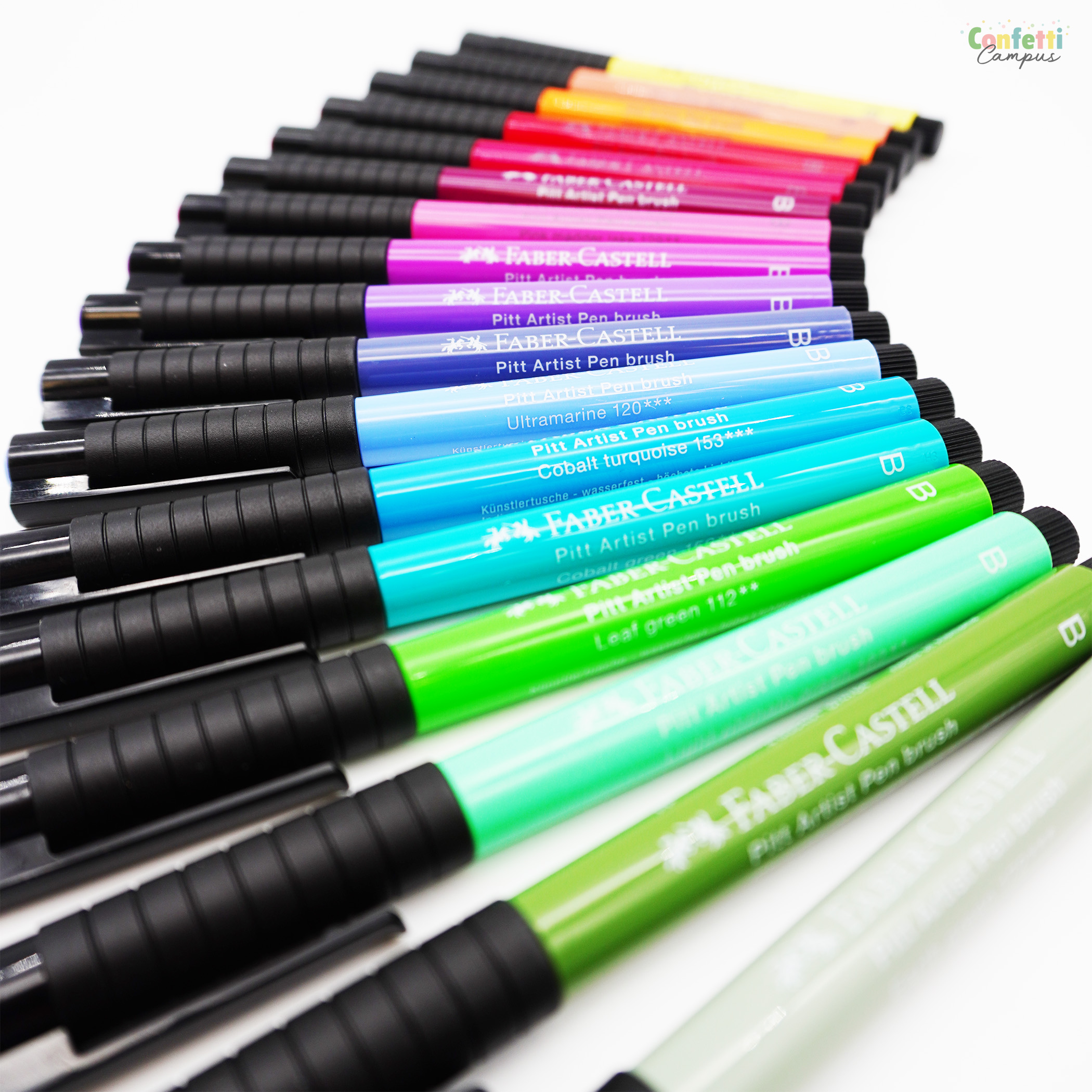 Faber Castell Pitt Artist Brushpen Einzelstift Grün – Bild 3