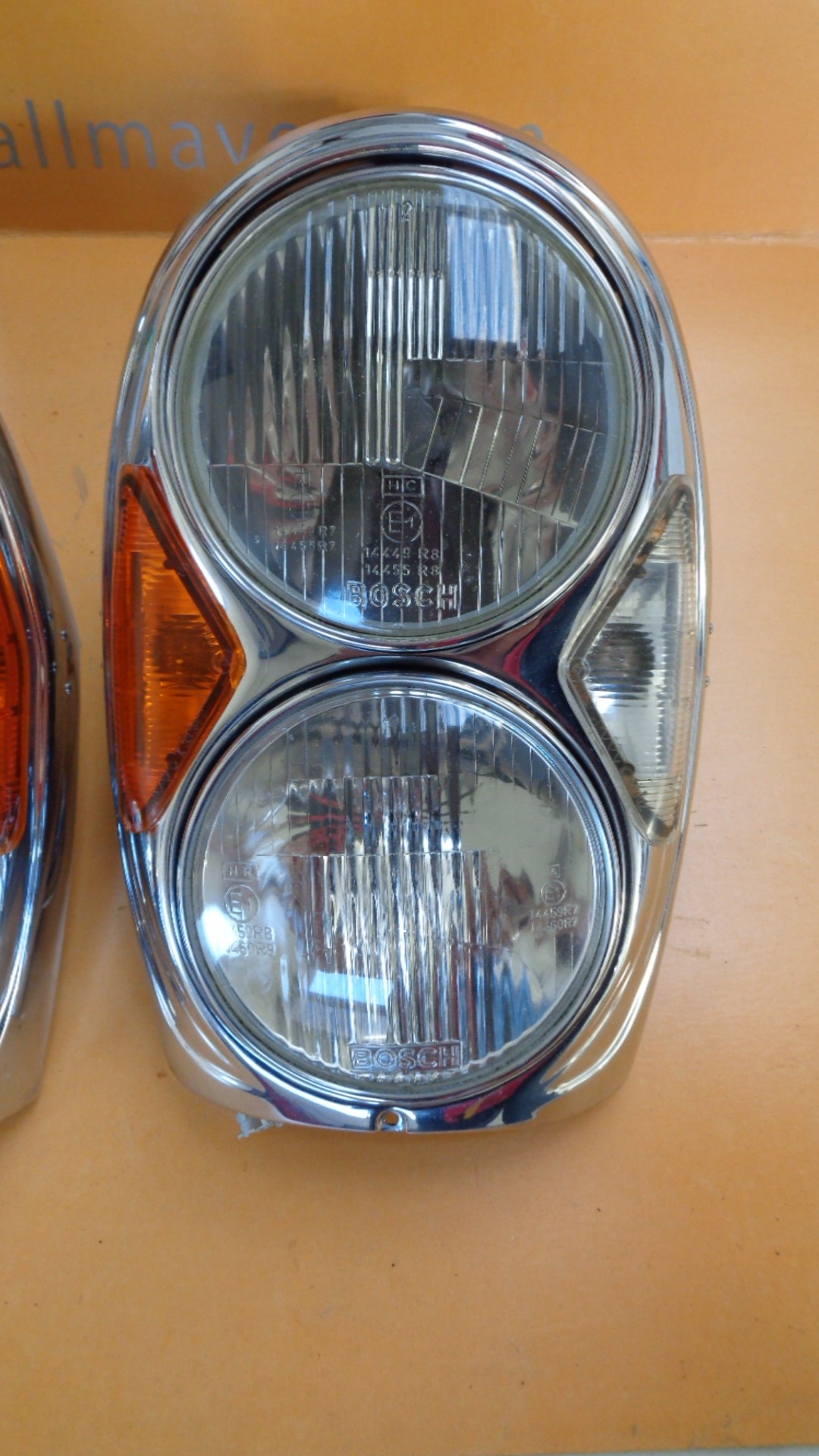 Doppelscheinwerfer von Bosch für Mercedes W108, W109, W111, W112 – Bild 2