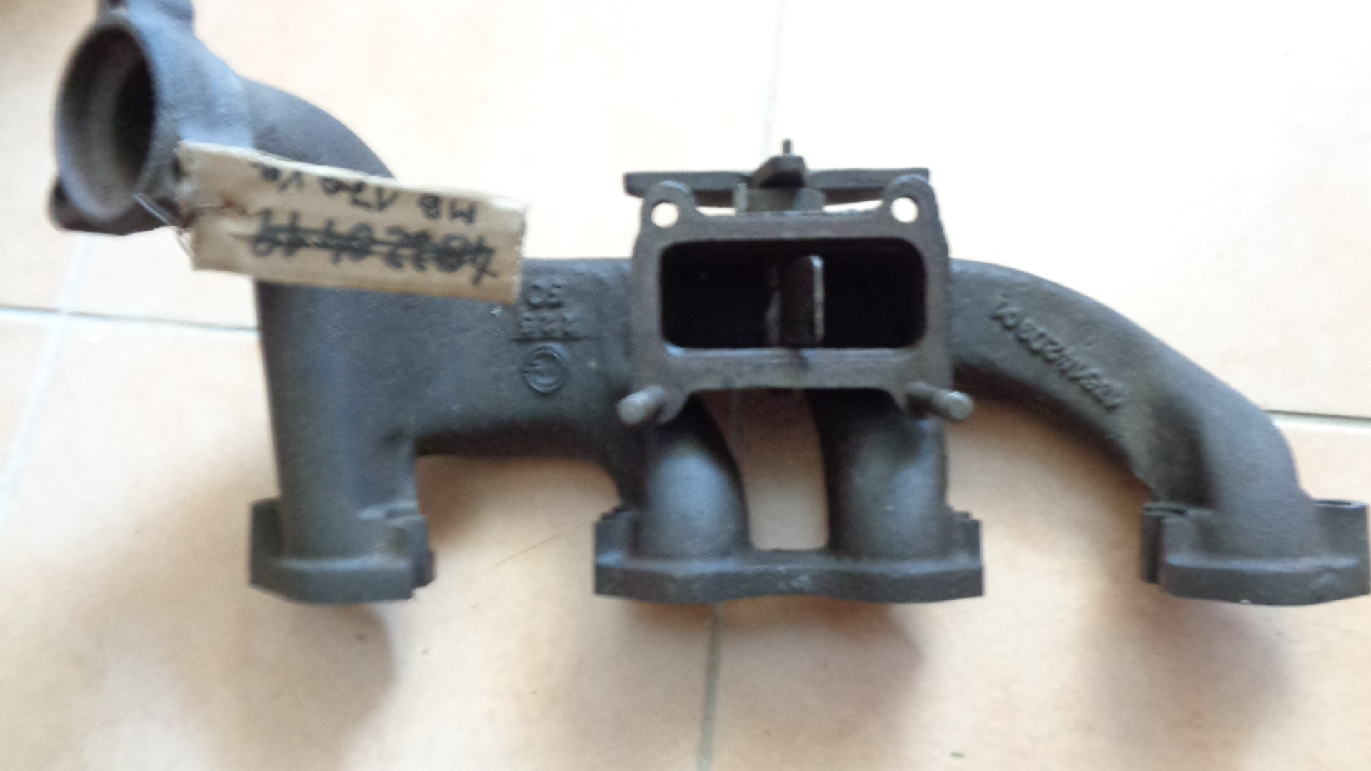 Auspuffkrümmer mit Heizklappe für Mercedes 170 Va, Vb, S-D