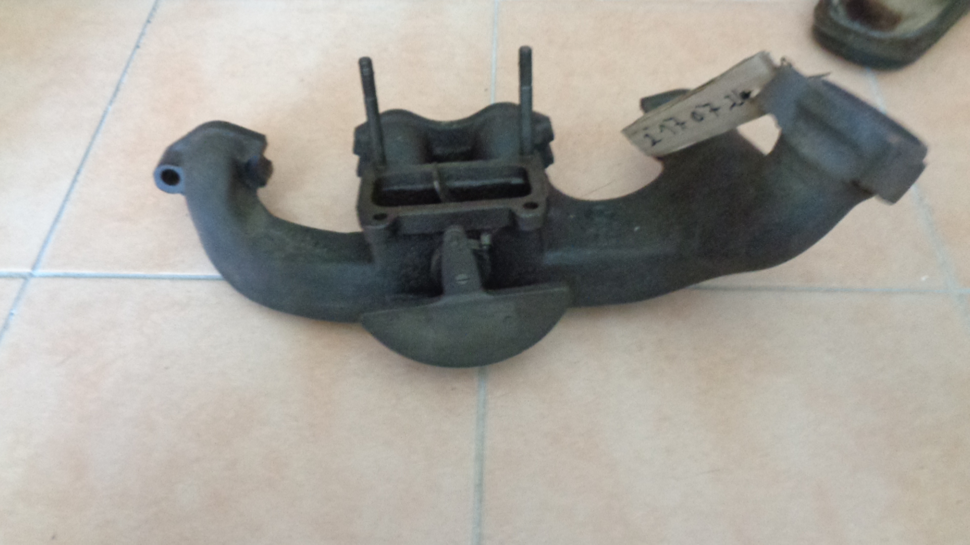 Auspuffkrümmer mit Heizklappe für Mercedes 170 Va, Vb, S-D – Bild 2