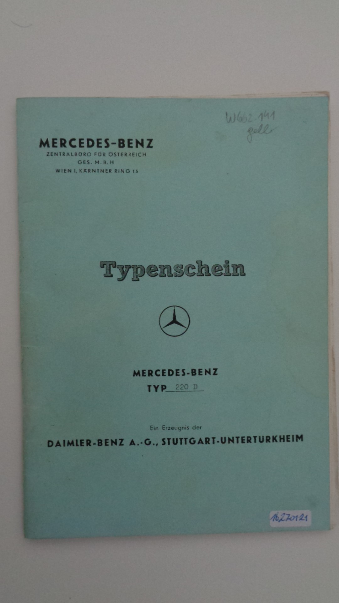 Mercedes 220D W115/8