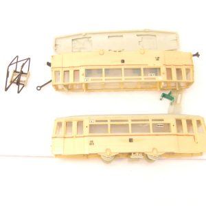 Piko/Prefo HO Straßenbahn mit Beiwagen Bauart ET54/EB54 mit Logo „Dresdner Verkehrsbetriebe“