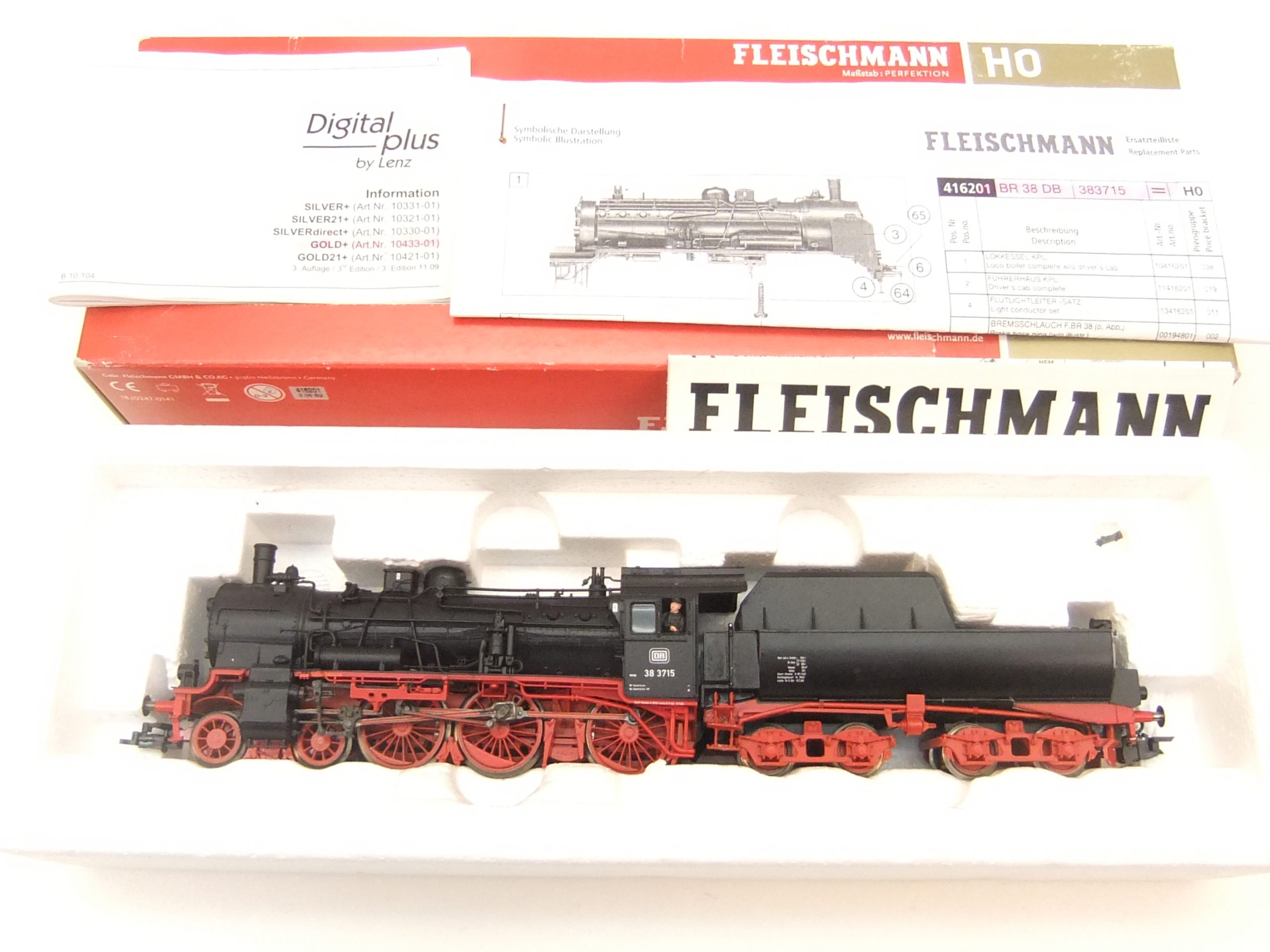 Fleischmann HO Da-Lok BR 38.10-40 der DB Ep.III – Bild 2