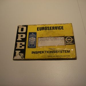 Opel Inspektionsbuch