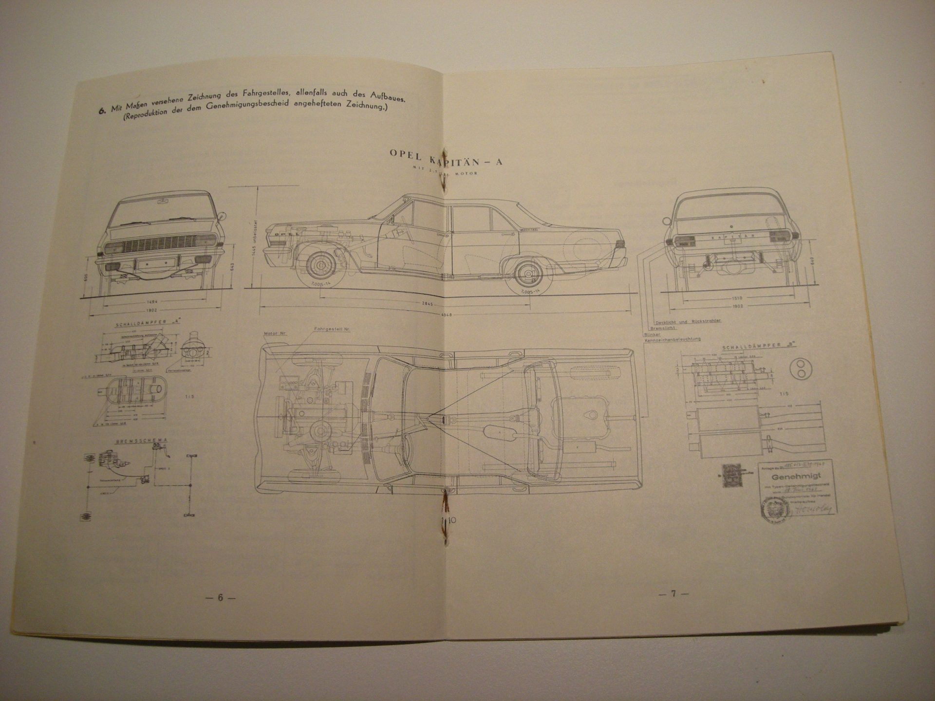 Opel Kapitän -A 2,5 ltr – Bild 2