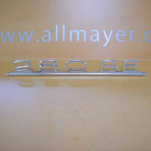 Typenschild 280SE für Mercedes W108, W109 müsste auch für W111 passen