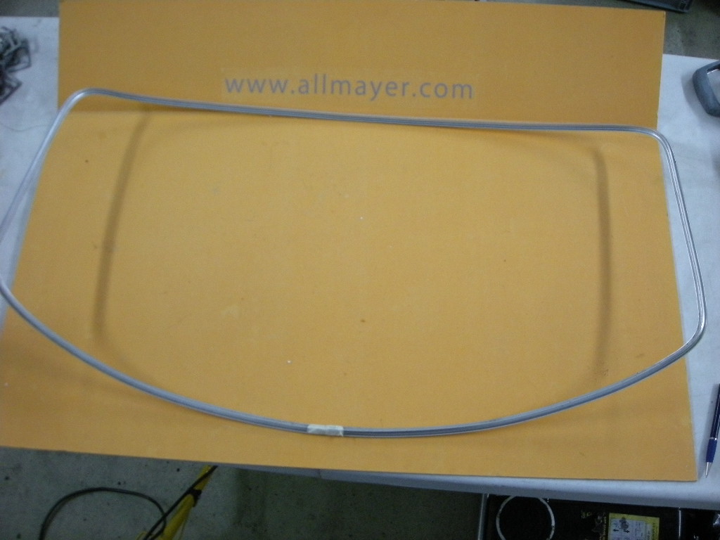 Zierrahmen für Heckscheibe für Mercedes 300 SL W198 Gullwing – Bild 2