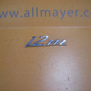 Typenschild, Schriftzug „12m´´ für Ford