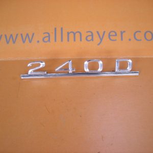 Typenschild, Schriftzug „240 D´´ für Mercedes W115