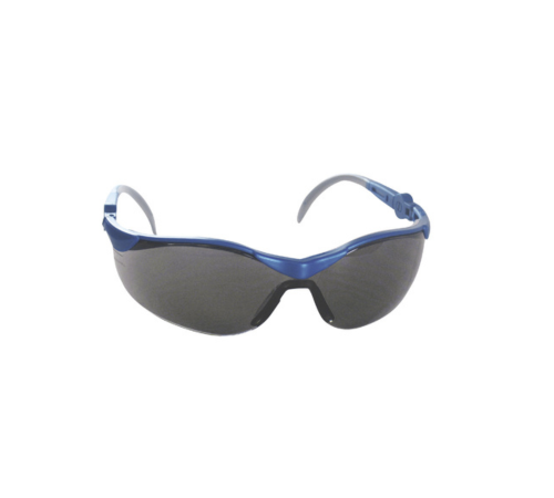 Panoramabrille blau / grau kratzfest graue PC-Scheibe