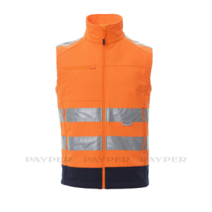Payper TRAFFIC Softshell Warnwetse Unisex Warnoarnge