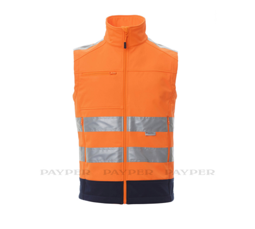 Payper TRAFFIC Softshell Warnwetse Unisex Warnoarnge