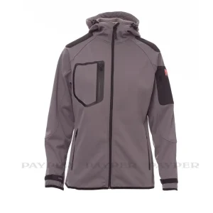 Payper Damen Softshelljacke EXTREME LADY Rauchgrau/Schwarz