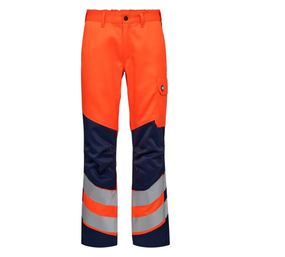 Engel Safety+ Multinorm Bundhose Fluoorange/Blau