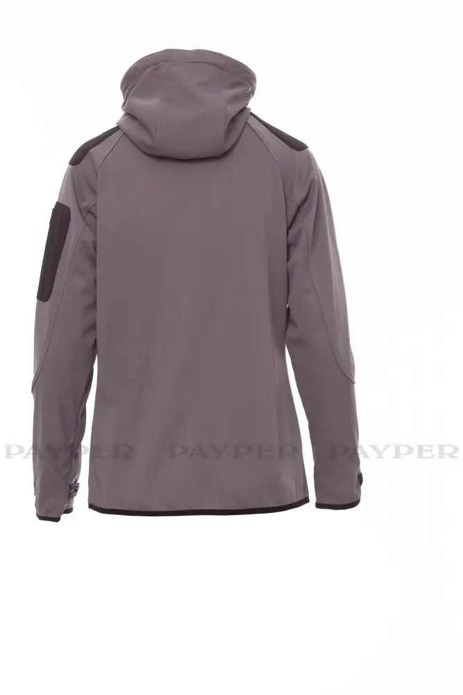 Payper Damen Softshelljacke EXTREME LADY Rauchgrau/Schwarz – Bild 2